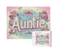 Jigsaw Puzzles for Adults 4000 Piece, Puzzle Educational Games, Challenging Puzzle Game for The Whole for Women, Gifts for Men, DIY Craft Puzzles for Home Decoration Gifts, Theme: Aunt C-1