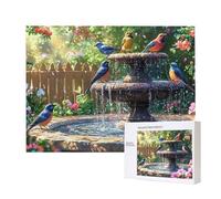 Jigsaw Puzzles for Adults 4000 Piece, Puzzle Educational Games, Challenging Puzzle Game for The Whole for Women, Gifts for Men, DIY Craft Puzzles for Home Decoration Gifts, Theme: Garden Birds C-366