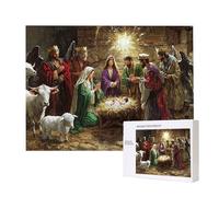 Jigsaw Puzzles for Adults 4000 Piece, Puzzle Educational Games, Challenging Puzzle Game for The Whole for Women, Gifts for Men, DIY Craft Puzzles for Home Decoration Gifts, Theme: Jesus Has Come C-884