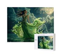 Jigsaw Puzzles for Adults 4000 Piece, Puzzle Educational Games, Challenging Puzzle Game for The Whole for Women, Gifts for Men, DIY Craft Puzzles for Home Decoration Gifts, Theme: Moon Dancer C-939