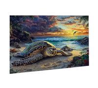 Jigsaw Puzzles for Adults 4000 Piece Sea Turtle Jigsaw Puzzle - Colourful, Challenging Game & Brainteasing Adult Jigsaws, The Whole 3D Jigsaw Gifts for Women, Men Beautiful Decoration Beach K0F-218
