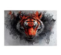 Jigsaw Puzzles for Adults 4000 piece, Tiger Puzzles for Adults, Impossible Puzzle 4000 piece, Family Educational Wooden Puzzle, Challenging Jigsaws, Gift Box Packaging, Gifts for Women (Abstract) H-37