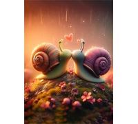 Jigsaw Puzzles for Adults 4000 pieces,Couple Snails puzzles for adults,Classic Educational Games DIY Handwork Puzzle for Home Decor Gift