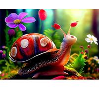 Jigsaw Puzzles for Adults 4000 pieces,Flower Snail puzzles for adults,Classic Educational Games DIY Handwork Puzzle for Home Decor Gift