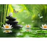 Jigsaw Puzzles for Adults 4000 pieces,Lotus Stone Zen puzzles for adults,Classic Educational Games DIY Handwork Puzzle for Home Decor Gift