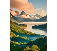 Jigsaw Puzzles for Adults 4000 pieces,Natural Scenery Rivers puzzles for adults,Classic Educational Games DIY Handwork Puzzle for Home Decor Gift