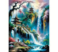 Jigsaw Puzzles for Adults 4000 pieces,Scenic Waterfall Loft puzzles for adults,Classic Educational Games DIY Handwork Puzzle for Home Decor Gift