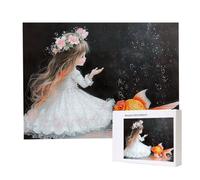 Jigsaw Puzzles for Adults 4000, Puzzle for Adults, Challenging Puzzle Educational Games, Puzzles Game for The Whole for Women, Gifts for Men, Home Decoration, Theme:（Girl Koi Fish) z-635