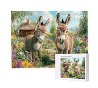 Jigsaw Puzzles for Adults 4000, Puzzle for Adults, Challenging Puzzle Educational Games, Puzzles Game for The Whole for Women, Gifts for Men, Home Decoration, Theme:（Farm Donkey) z-625