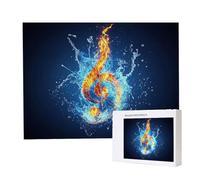 Jigsaw Puzzles for Adults 4000, Puzzle for Adults, Challenging Puzzle Educational Games, Puzzles Game for The Whole for Women, Gifts for Men, Home Decoration, Theme:（Musical Note) z-915