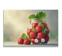 Jigsaw Puzzles for Adults 4000, Strawberry Jigsaw Puzzles for Adults, Summer Jigsaws Puzzle with Exquisite Packaging Box, Impossible Wooden Puzzle for Home Decor, Gifts for Women, Gifts for Men, -2838