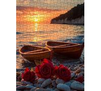 Jigsaw Puzzles for Adults 4000, Sunset Beach 4000 Piece Jigsaw Puzzles for Adults, Challenging Puzzle Games, Classic Jigsaws, Impossible de Assemble Handmade, Fun Family Activities BXHZW0-617