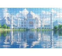 Jigsaw Puzzles for Adults 4000 Taj Mahal 4000 Piece Jigsaw Puzzles for Adults, Challenging Puzzle Educational Game for The Whole for Women Gifts for Men Room Decor Mountain 56x36 inch RXPT-10140