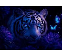 Jigsaw Puzzles for Adults 4000 Tiger Impossible Jigsaw for Adults Educational Games Butterfly Puzzle 4000 Pieces Suitable Beginners and Girl Aged 14 up Also Women Men Beautiful Gifts 141x87cm C-905