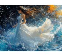 Jigsaw Puzzles for Adults 4000, Woman Abstract, 141x87cm, n-636 | Puzzle Games, Adult Hobbyists, Stress Relief Home Activity, Mind Relaxation, Birthday Gifts for Women, Home Decor