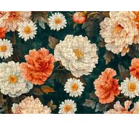 Jigsaw Puzzles for Adults 4000P, Large High Definition Puzzle Wooden, Relaxing Mind Game for Stress Relief, Creative Hobby, Room Wall Decor, Gifts for Men Women 55.7 x 34.4 inches Flower Modern f0-417