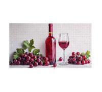 Jigsaw Puzzles for Adults 408 Red Wine Grapes, 408 Piece Jigsaw Puzzles for Adults, Educational Game jigsaw puzzle 59.3x22.8cm Suitable for Decompression and Wall Decor, Puzzle Gifts g-359