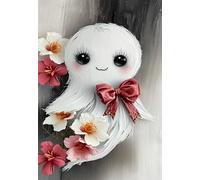 Jigsaw Puzzles for Adults 50, Challenge High Difficulty, Educational Game Decompression Jigsaw Puzzle, Flowers Ghosts Puzzle 50 Pieces