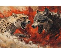 Jigsaw Puzzles for Adults 50 Piece animal Challenge Impossible Premium Sustainable Jigsaws, Exercise the Memory of the Brain Encourage Feelings Between Each Whole for Women/Men Gift 15x10cm J-1