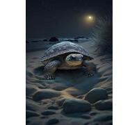 Jigsaw Puzzles for Adults 500, Beach Turtle Puzzle, Challenging Puzzles, Perfect for Relaxation, Creativity & Gift Giving 500 Piece Puzzle Games for Adults