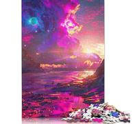 Jigsaw Puzzles for Adults 500, Beautiful Alien Planet Jigsaw Puzzle, Educational Toy Good Puzzle Gift for Adults Kids, Home Decor 500pcs (52x38cm)