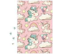 Jigsaw Puzzles For Adults 500 Cartoon Unicorns Puzzle With Storage Bag Jigsaw Puzzle 500 Challenging Jigsaws Game Puzzles For Adults Gifts Home Decoration Family Fun Activity