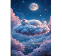 Jigsaw Puzzles for Adults 500 Challenging Puzzle Games Impossible Puzzle Animal Cat Cloud Puzzles 500 Pieces