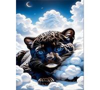 Jigsaw Puzzles for Adults 500 Challenging Puzzle Games Impossible Puzzle Cloud Animal Leopard Puzzles 500 Pieces