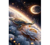 Jigsaw Puzzles for Adults 500 Challenging Puzzle Games Impossible Puzzle Space Turtle Flower Puzzles 500 Pieces