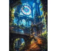 Jigsaw Puzzles for Adults 500, Fantasy Castle Puzzle, Challenging Puzzles, Perfect for Relaxation, Creativity & Gift Giving 500 Piece Puzzle Games for Adults