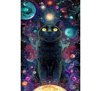 Jigsaw Puzzles for Adults 500, Fantasy Space Cat Puzzles for Adults, Challenging Puzzle Games, Difficult Puzzle 500 Pieces