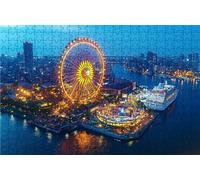 Jigsaw Puzzles for Adults 500 Ferris Wheel 500 Piece Jigsaw Puzzles for Adults, Challenging Puzzle Educational Game for The Whole for Women Gifts for Men Room Decor Cruise Ship 20x16 inch RXPT-4027
