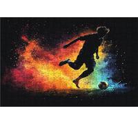 Jigsaw Puzzles for Adults 500 Football 500 Piece Jigsaw Puzzles for Adults, Challenging Puzzle Educational Game for The Whole for Women Gifts for Men Wall Art Room Decor Athlete 20 x 16 in RXPT-4635