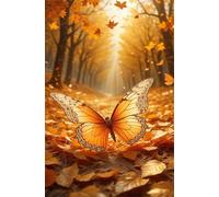 Jigsaw Puzzles for Adults 500, Maple Leaf Butterfly Puzzle, Challenging Puzzles, Perfect for Relaxation, Creativity & Gift Giving 500 Piece Puzzle Games for Adults