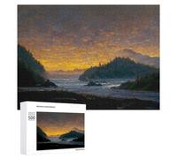 Jigsaw Puzzles for Adults 500 PCS Acadia National Park Puzzle for Adults Hands-on Game Wall Decoration Fun Activities at Home 500 PCS