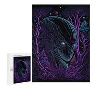 Jigsaw Puzzles for Adults 500 PCS Alien in The Forest Jigsaw Puzzle Family Game But Fun And Humorous Birthday Present, Gifts, 500 PCS
