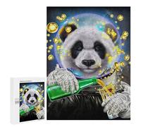 Jigsaw Puzzles for Adults 500 PCS Astronaut Giant Panda Adult Puzzles Brain Teaser Game Presents for Women Gifts for Friends And Family 500 PCS