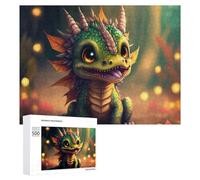 Jigsaw Puzzles for Adults 500 PCS Baby Dragon Puzzle for Adults Hands-on Game Wall Decoration Fun Activities at Home 500 PCS