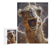 Jigsaw Puzzles for Adults 500 PCS Camel Lightning Jigsaw Puzzle Family Game But Fun And Humorous Birthday Present, Gifts, 500 PCS
