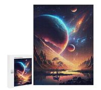 Jigsaw Puzzles for Adults 500 PCS Celestial Symphony Space Adult Puzzles Brain Teaser Game Presents for Women Gifts for Friends And Family 500 PCS