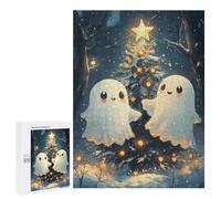 Jigsaw Puzzles for Adults 500 PCS Christmas Ghosts Adult Jigsaw Puzzle Relax Games Wall Decoration Gifts for Friends And Family 500 PCS