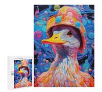 Jigsaw Puzzles for Adults 500 PCS Colorful Duck Portrait-1 Jigsaw Relaxing Games Analysis And Logic Unique Birthday And Xmas Gifts 500 PCS