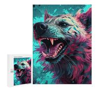 Jigsaw Puzzles for Adults 500 PCS Colorful Wild Canine Portrait Puzzle for Adults Relax Games Difficult Hard Gifts for Friends And Family 500 PCS
