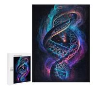 Jigsaw Puzzles for Adults 500 PCS Cosmic DNA Spiral Jigsaws for Adults Family Games Stress Reliever Birthday Present, Gifts, 500 PCS