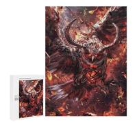 Jigsaw Puzzles for Adults 500 PCS Demonic Owl From Hell Adult Puzzles Brain Teaser Game Presents for Women Gifts for Friends And Family 500 PCS