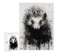 Jigsaw Puzzles for Adults 500 PCS Echidna Beauty Black Ink Adult Puzzles Brain Teaser Game Presents for Women Gifts for Friends And Family 500 PCS