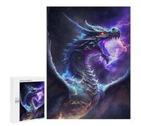Jigsaw Puzzles for Adults 500 PCS Electric Dragon Artwork Adult Puzzles Brain Teaser Game Presents for Women Gifts for Friends And Family 500 PCS