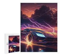 Jigsaw Puzzles for Adults 500 PCS Electric Storm Speedster-4 Teenagers Puzzles DIY Toys Home Decoration Unique Birthday And Xmas Gifts 500 PCS