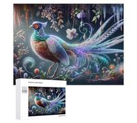 Jigsaw Puzzles for Adults 500 PCS Enchanted Bird Garden Jigsaw Relaxing Games Analysis And Logic Unique Birthday And Xmas Gifts 500 PCS
