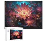 Jigsaw Puzzles for Adults 500 PCS Enchanted Floral Symphony Puzzle for Adults Relax Games Difficult Hard Gifts for Friends And Family 500 PCS